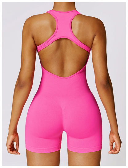 Stilla | Lifting Tight Back Yoga Bodysuit Hurtigttørrende Éndelt Sportsfitness Yoga Tøj