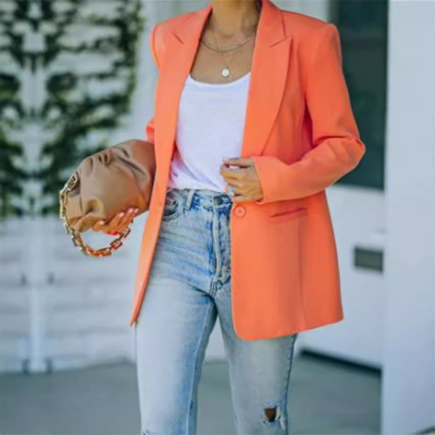 Dame Elegant Blazer med moderne snit og praktiske lommer Stilla