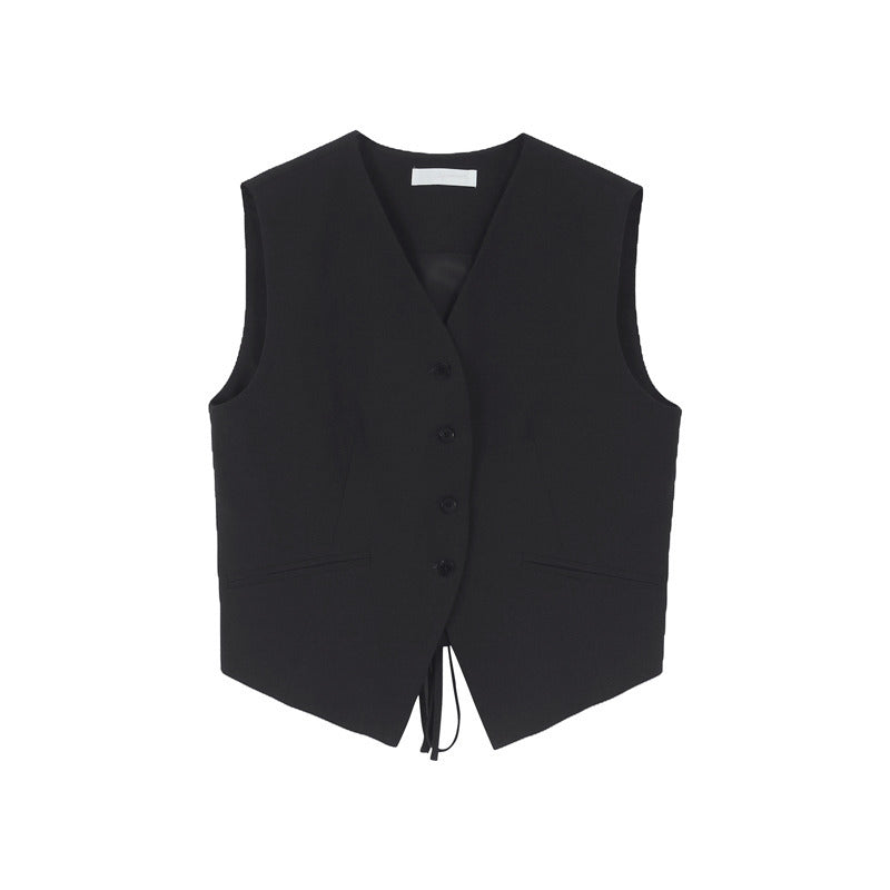 Dame elegant High-Waist Palazzo-bukser med plisseringer og praktiske lommer Stilla