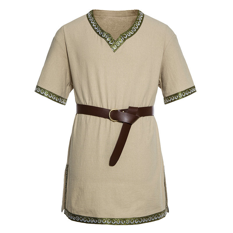 Femme Elegante Kortærmet Tunika Kjole Stilla