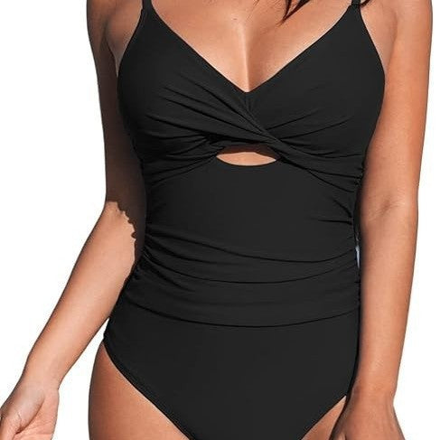 Dame Cut-Out Badedragt med elegant Twist Stilla