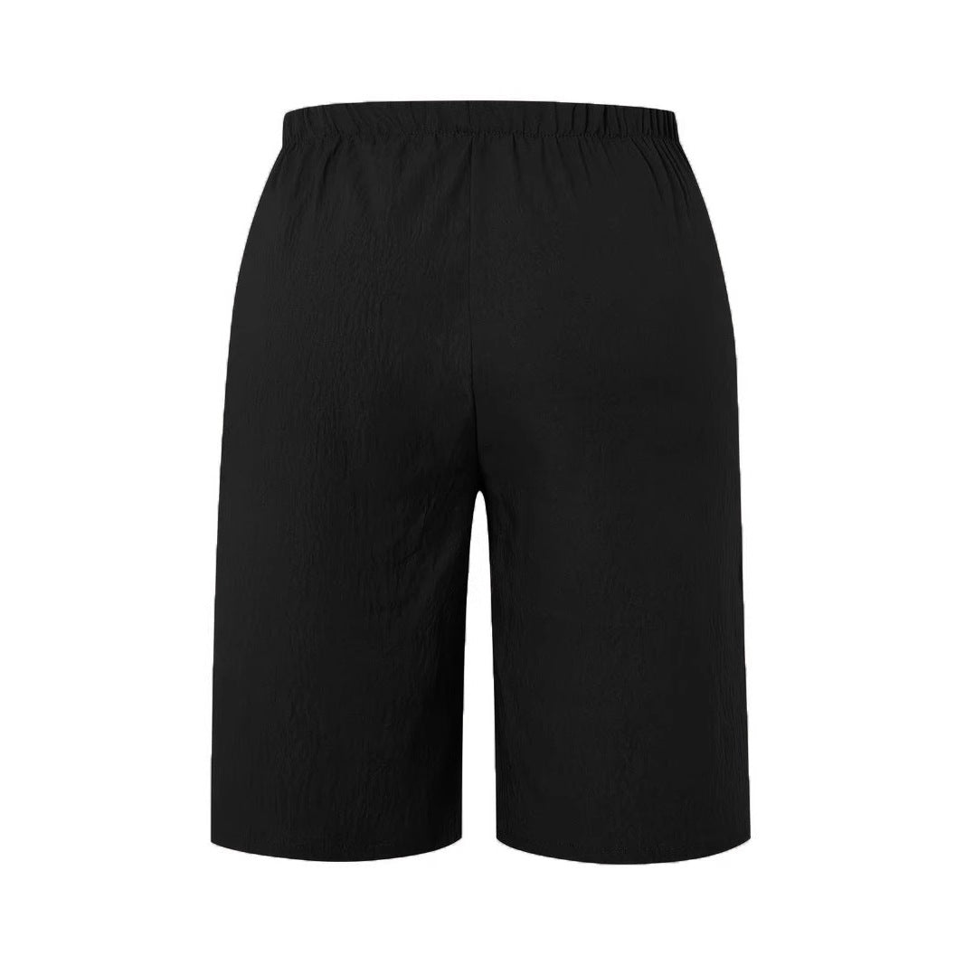 Dame afslappede cargo-shorts med elastisk talje og praktiske lommer Stilla