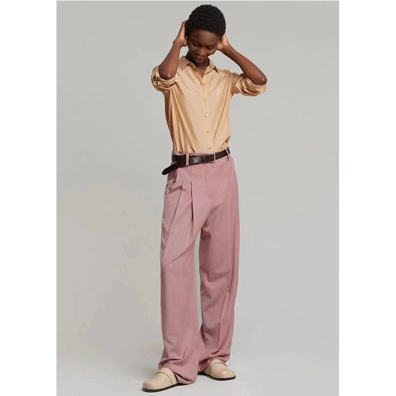 Dame elegant High-Waist plisserede bukser lavet af kvalitetsmateriale med behagelig pasform Stilla