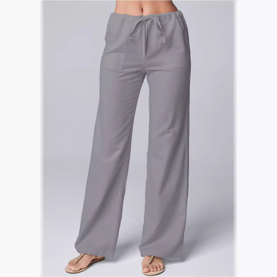 Dame Afslappet Bred Behagelig Bukser Stilla