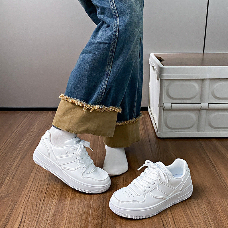 Dame mode sneakers i urban design med høj sål og åndbar struktur Stilla