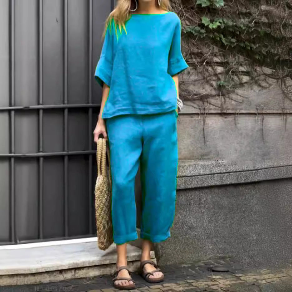 Dame afslappet sommeroutfit Stilla