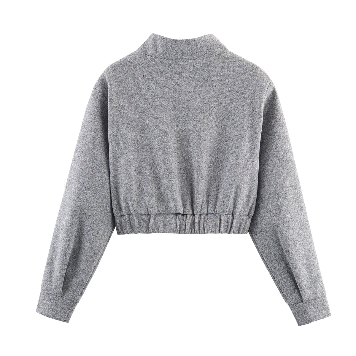 Dame cropped uldjakke Stilla