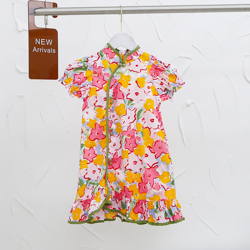 Femme Blomsterprint Kjole Stilla