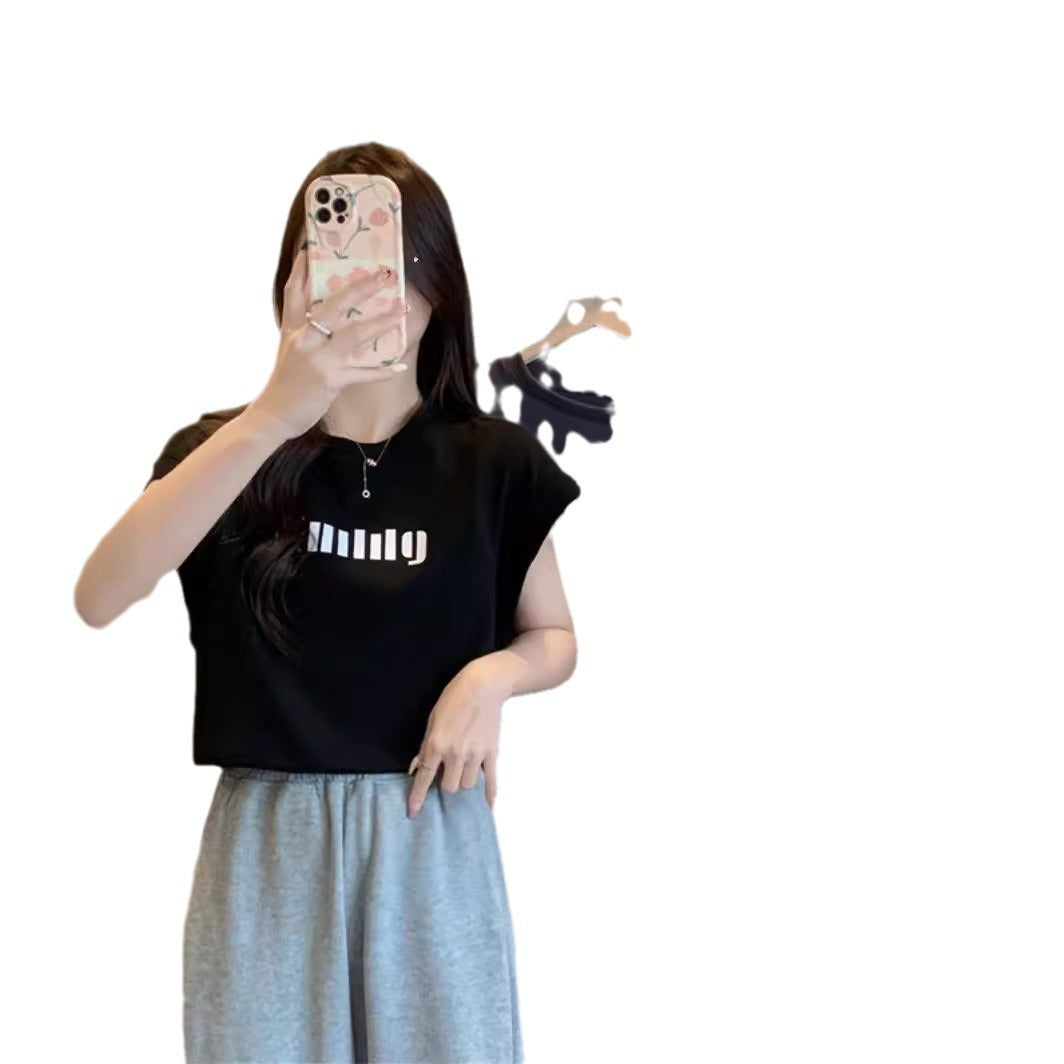Femme Relaxed Fit Grafik Muskel Tee Stilla