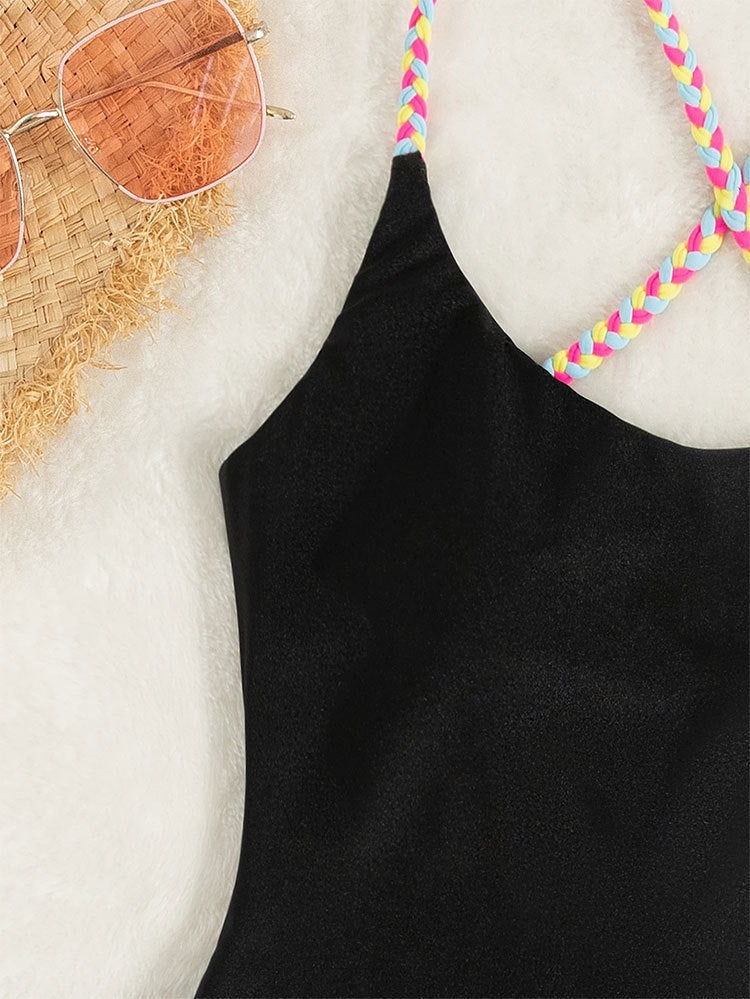 Dame Elegant Badedragt med Fint Bærerdesign Stilla