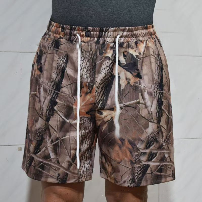 Dame fritidsshorts med camouflage mønster Stilla