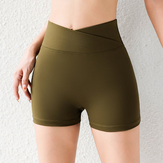 Dame Curvy Høj Talje Shorts med sidelommer og raffineret design Stilla