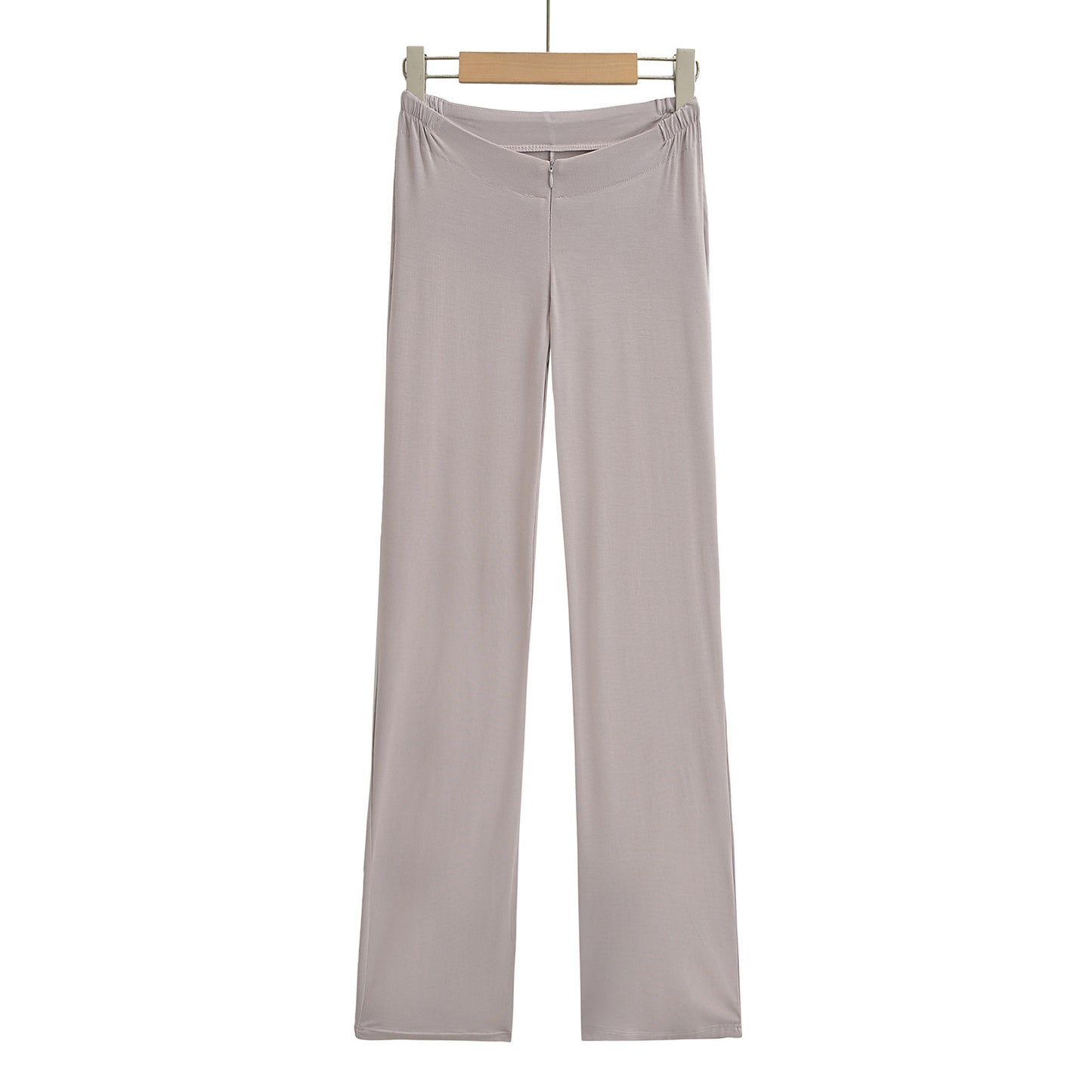 Dame afslappede høj talje fritid bukser med bred pasform Stilla