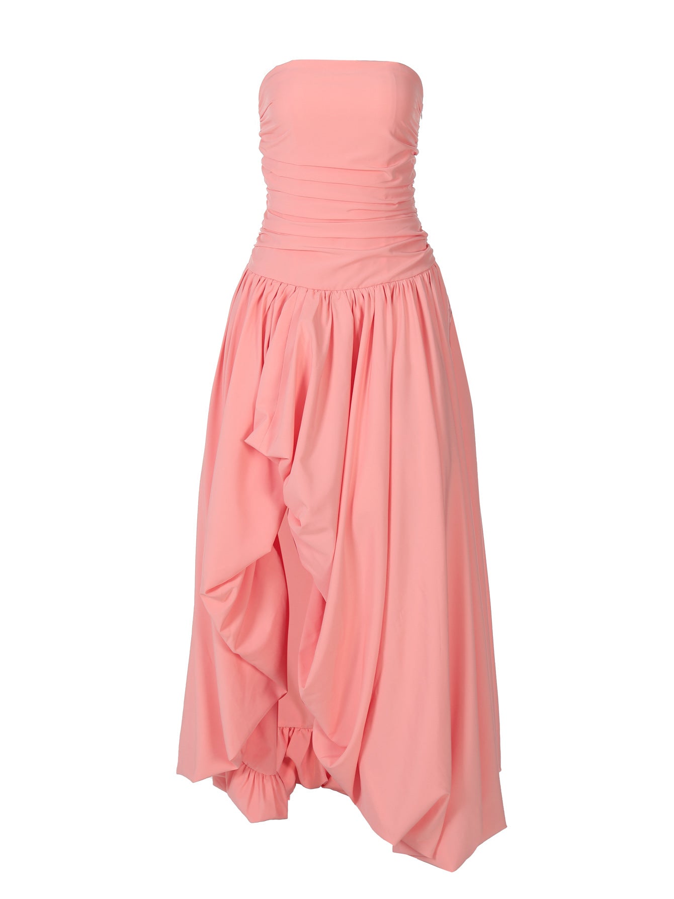 Dame Elegant bryllupskjole med strapless design og voluminøs nederdel Stilla