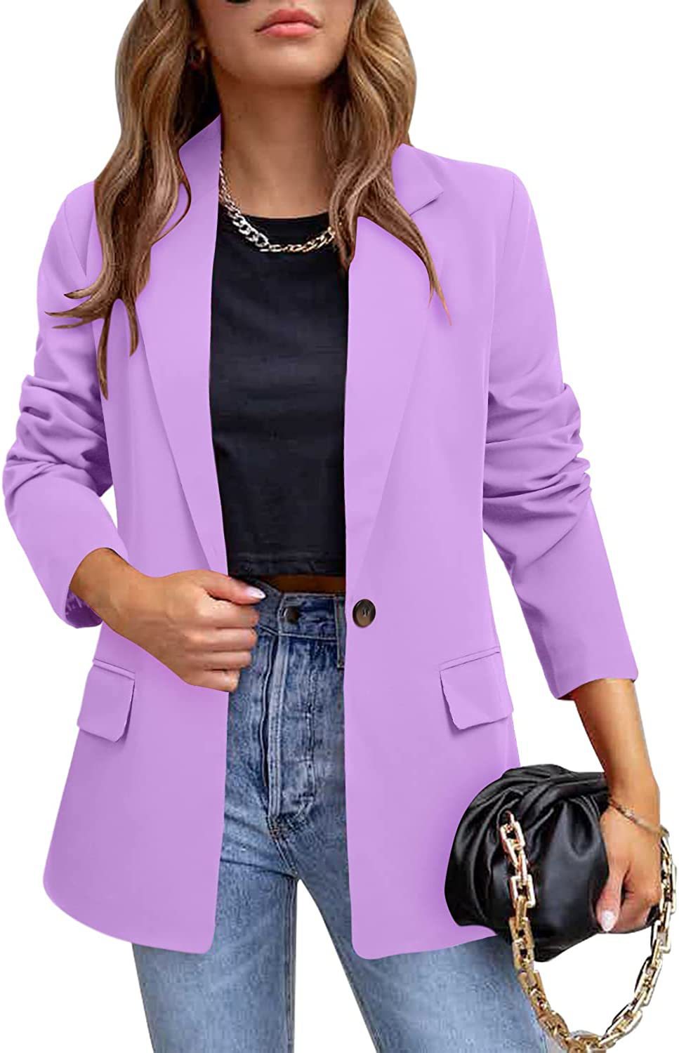 Dame Elegant Blazer med moderne snit og praktiske lommer Stilla