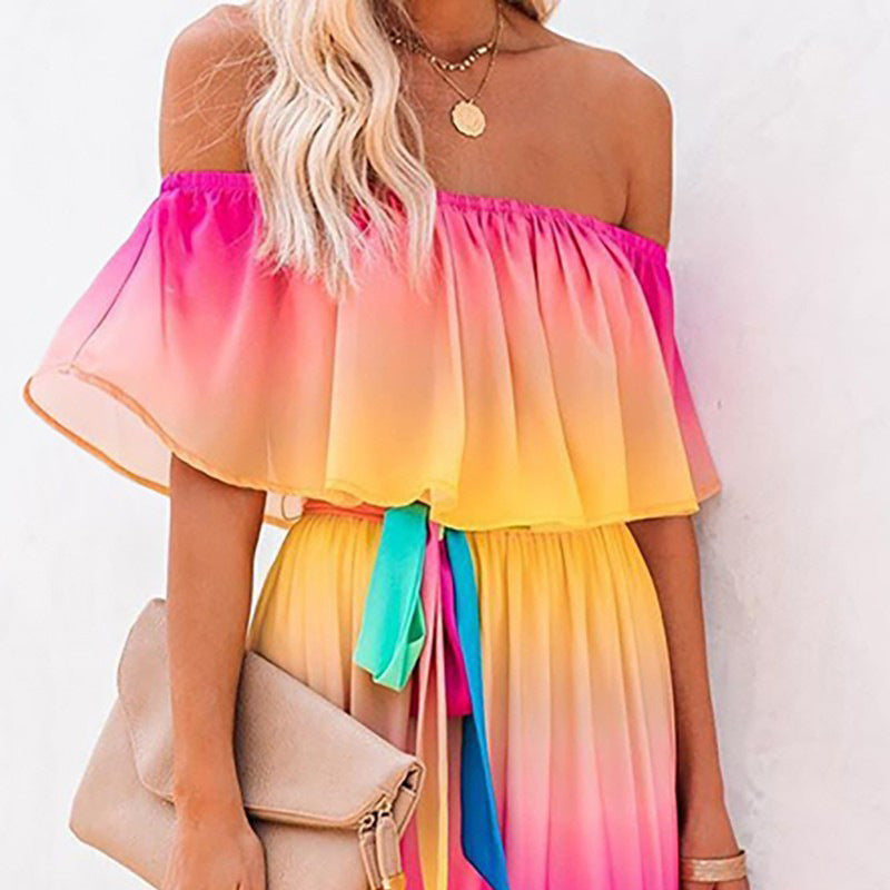 Stilla | Elegant Off-the-Shoulder Dress