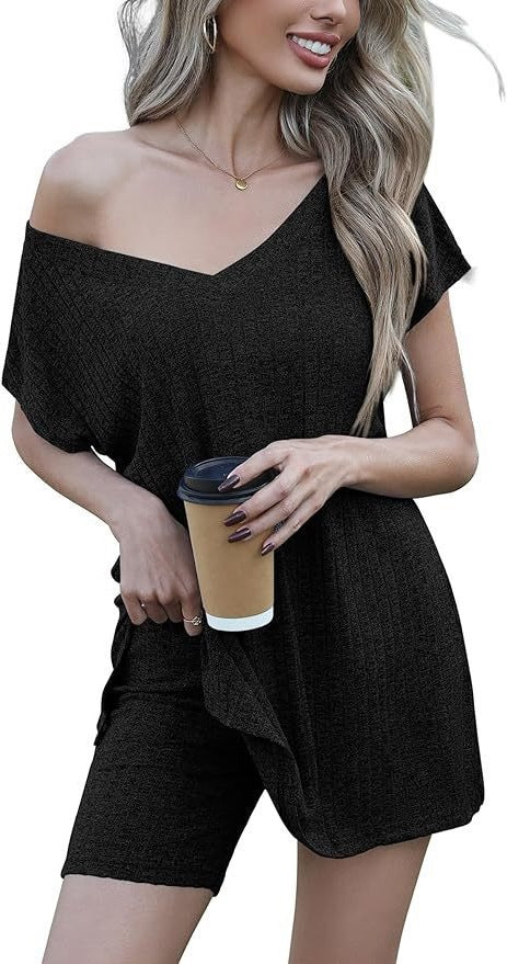 Dame Oversized Jumpsuit med kort ben og flydende snit Stilla
