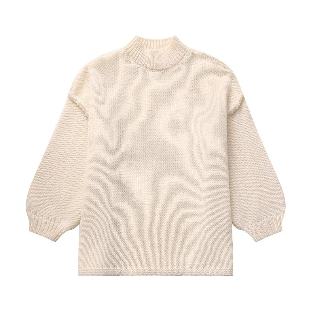Femme Textured Knit Sweater Stilla