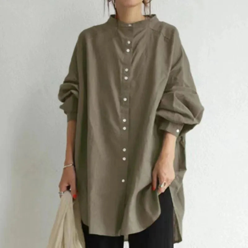 Stilla | Retro Stil Casual Skjorte