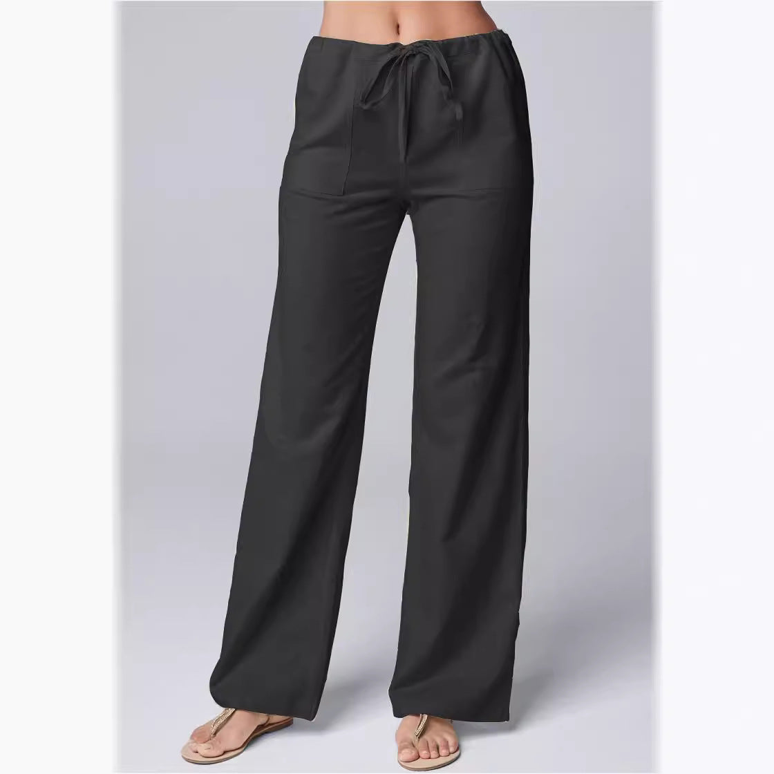 Dame Afslappet Bred Behagelig Bukser Stilla