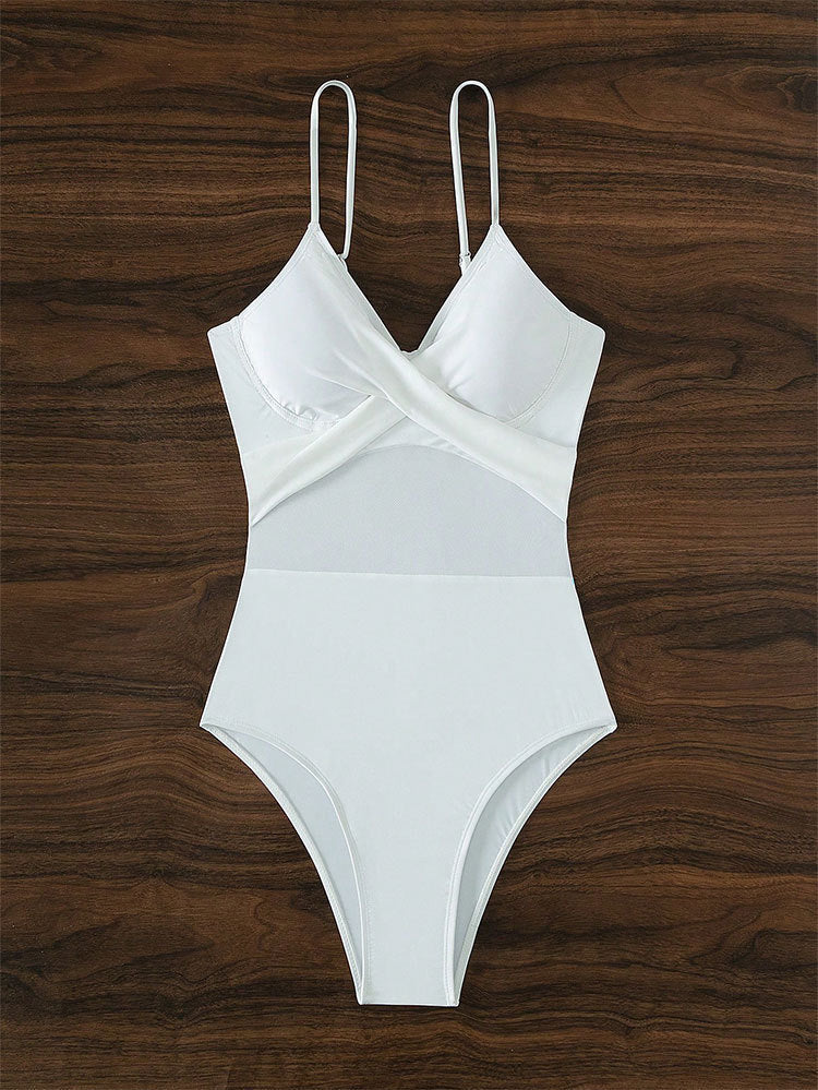 Dame Elegant Cross-Back Én-delt Badedragt Stilla