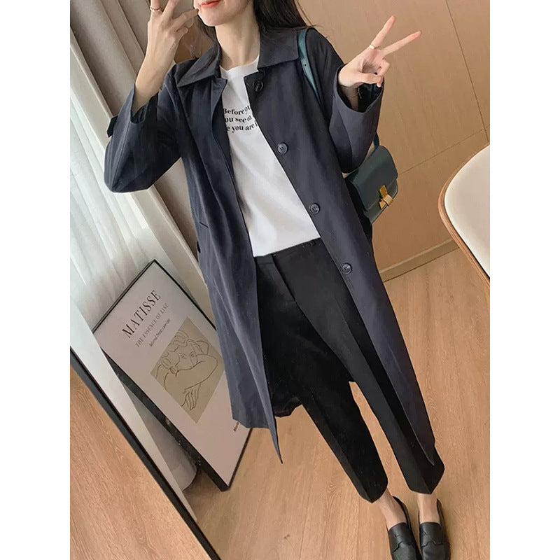 Dame elegant justerbar stofbukser med høj talje og smal ben Stilla