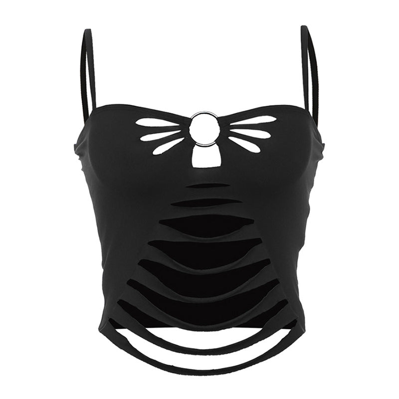 Dame Cut-Out Bustier med cirkulære accenter Stilla