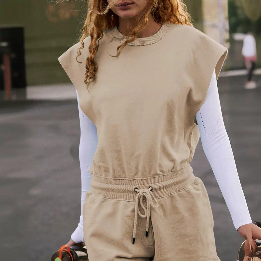 Dame Sporty Jumpsuit med justerbar talje og afslappet snit Stilla