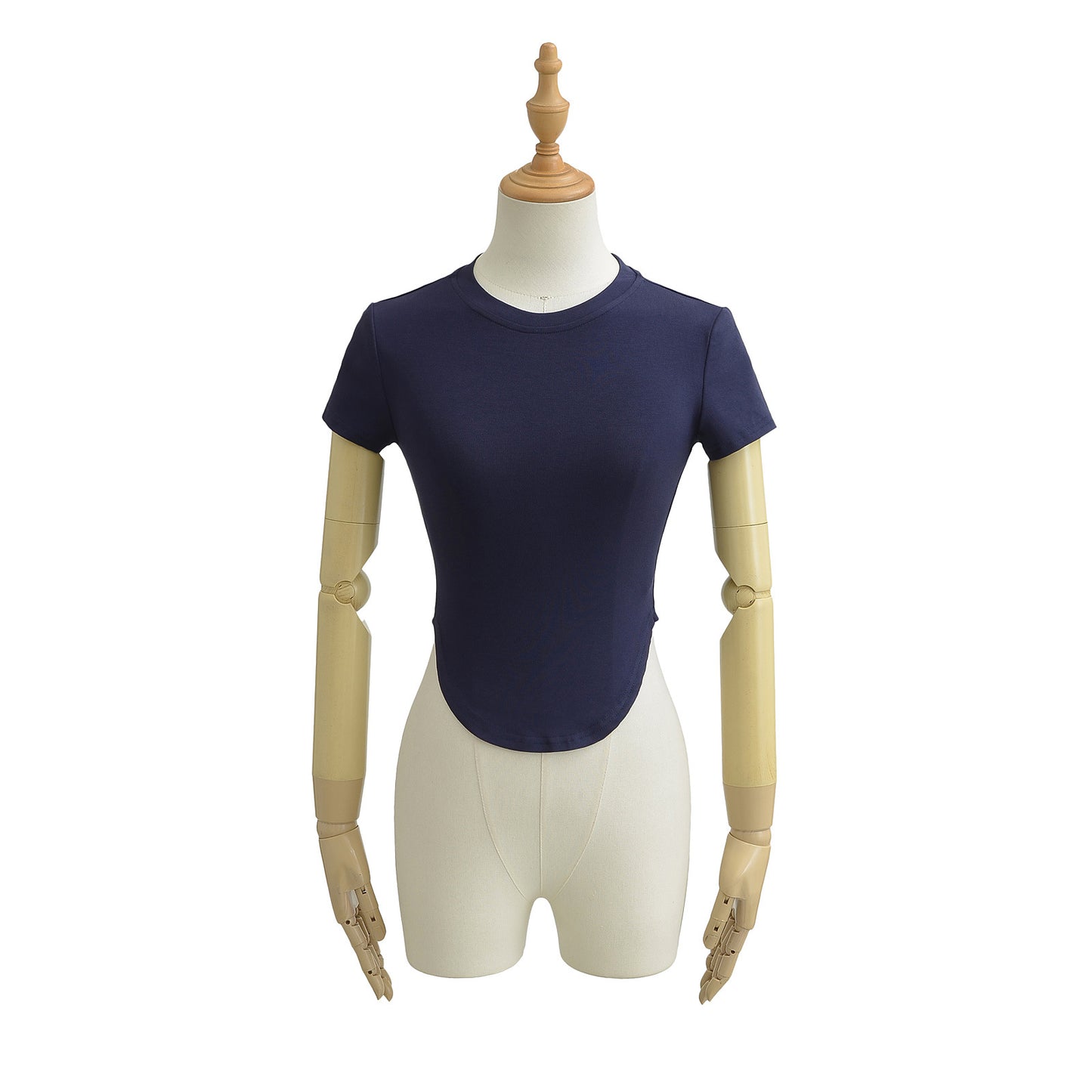 Dame figursyet kortærmet bodysuit med moderne schnitlinjer og raffinerede detaljer Stilla