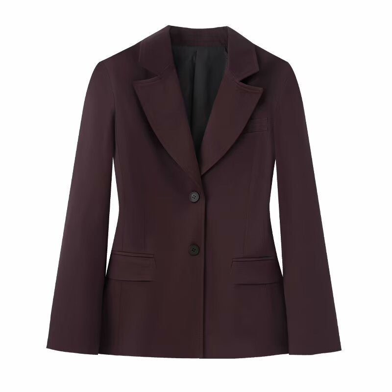 Dame elegant blazerjakke med struktureret design og praktiske lommer Stilla