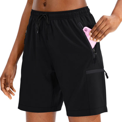 Dame Sporty Shorts med innovative sidelommer Stilla