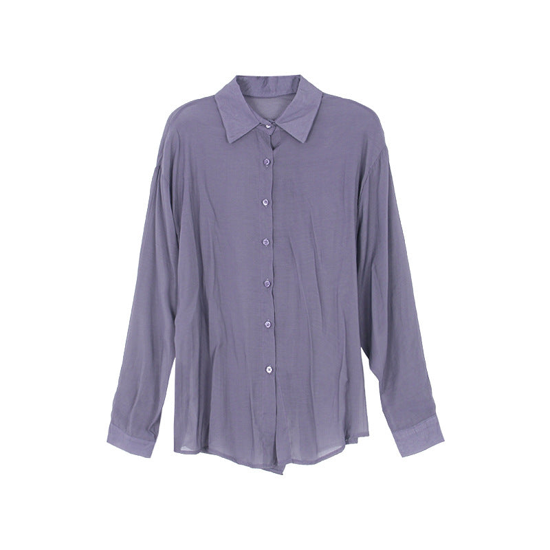 Dame afslappet overshirt lavet af let, åndbart materiale med afslappet snit Stilla