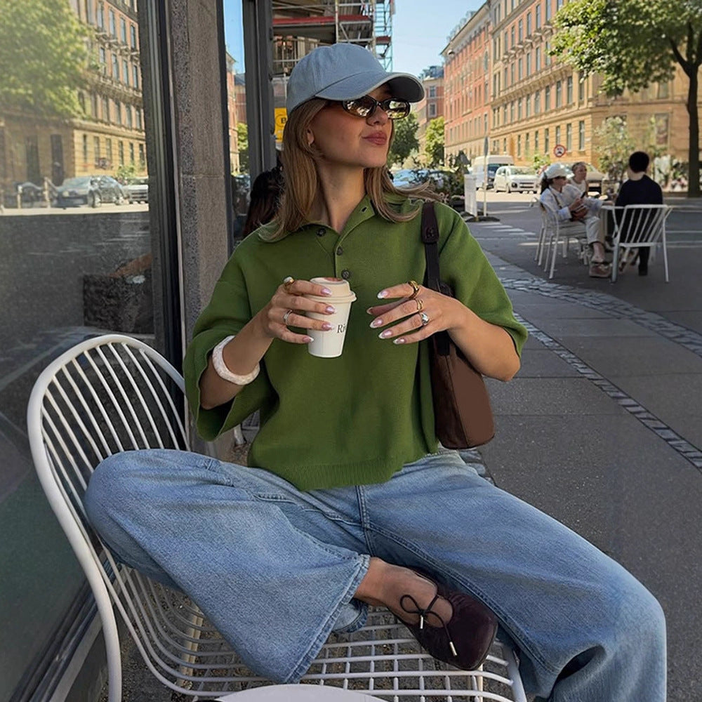 Dame afslappet Polo-kortærmet trøje Stilla