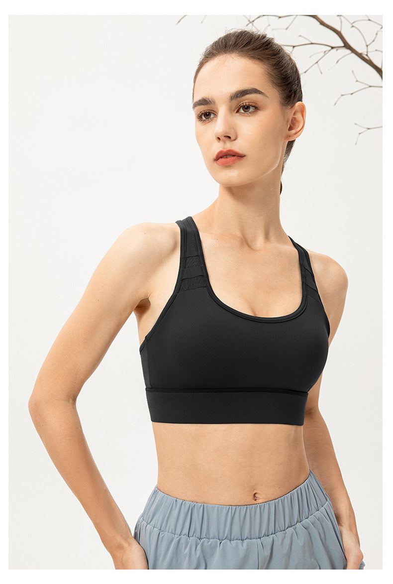 Stilla | Strength Én Delt Yoga Bh Justerbar Spænde Sportsveste, Stødabsorberende Løbe Træningsundertøj Til Kvinder