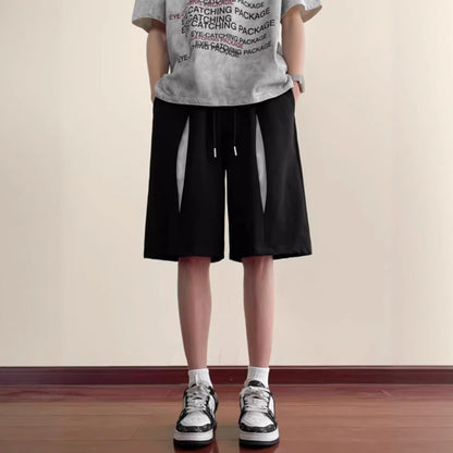 Herrer Sport Shorts med innovative sidelufteindsatser Stilla