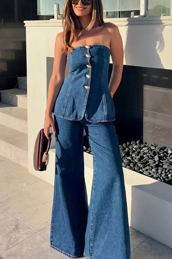 Dame Denim Couture Ensemble Stilla