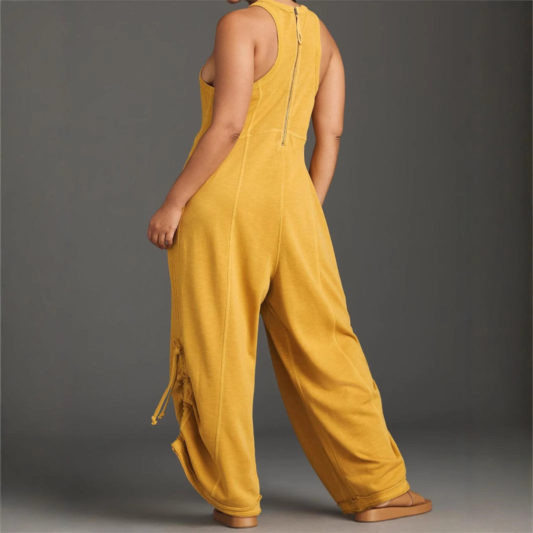 Dame Relaxed Fit Culotte Jumpsuit Stilla
