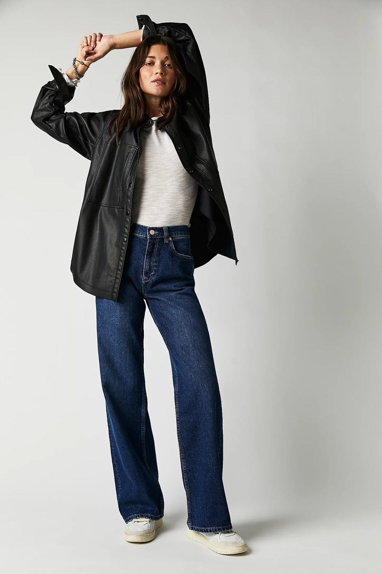 Dame Behagelig Strikjakke i afslappet Oversized-stil Stilla