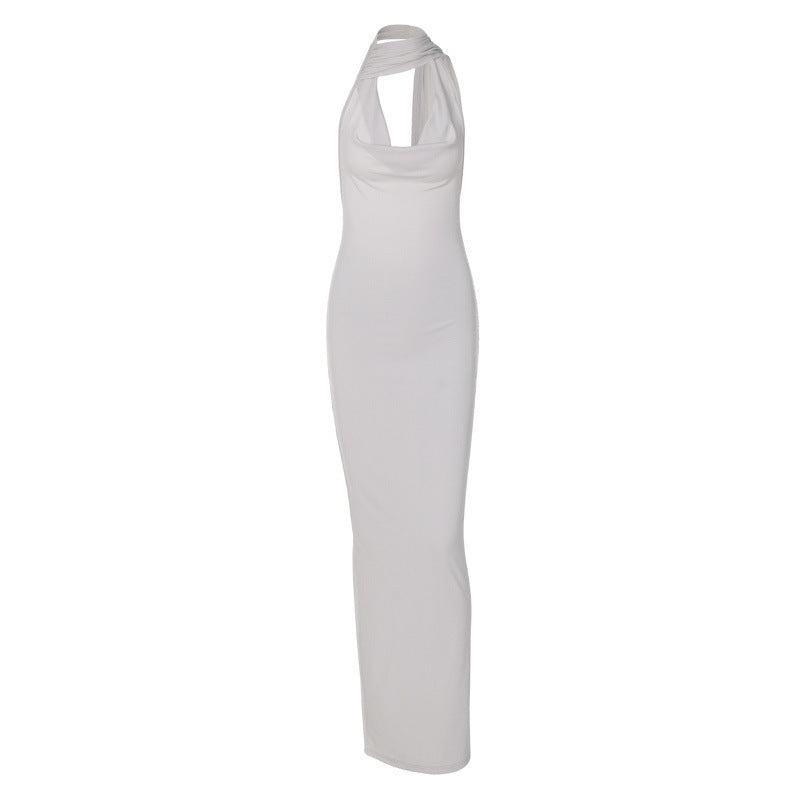 Dame Elegant Jumpsuit med asymmetrisk design og flydende stof Stilla
