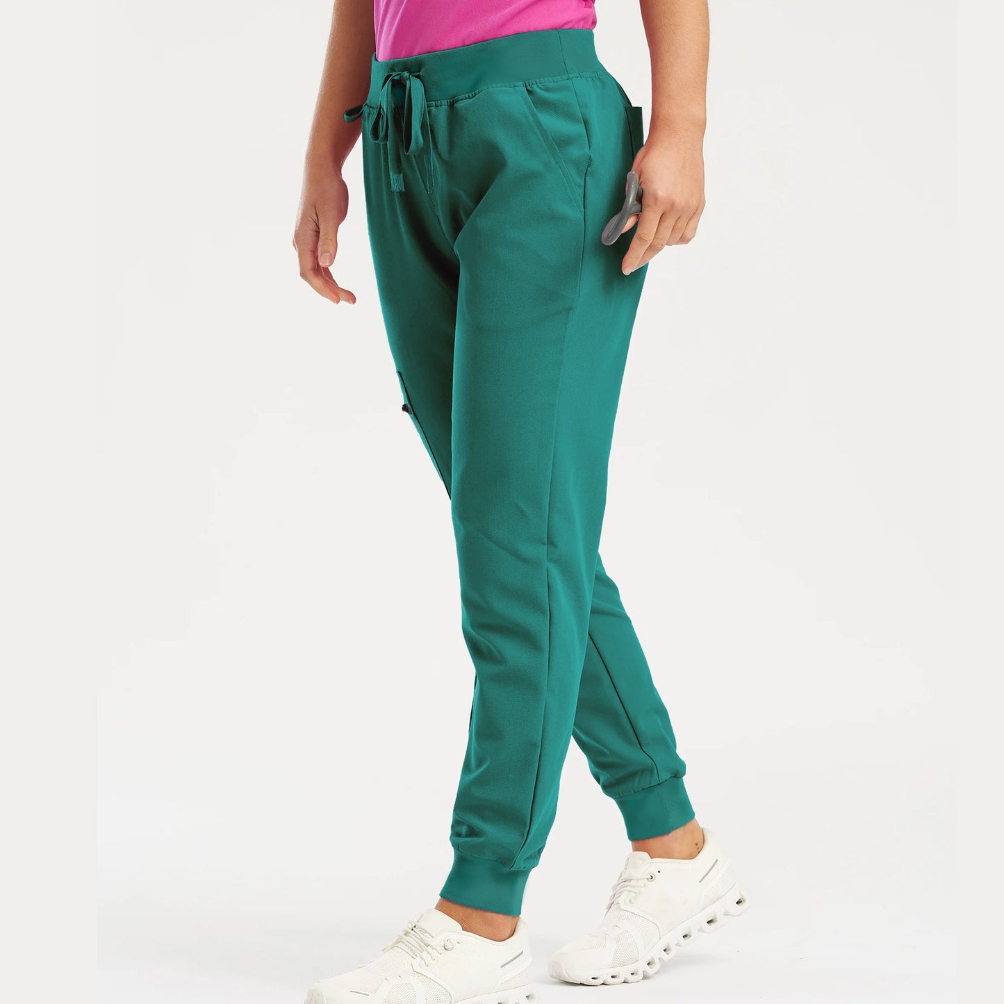 Dame Sporty Cargo-Bukser med elastisk talje og praktiske lommer Stilla