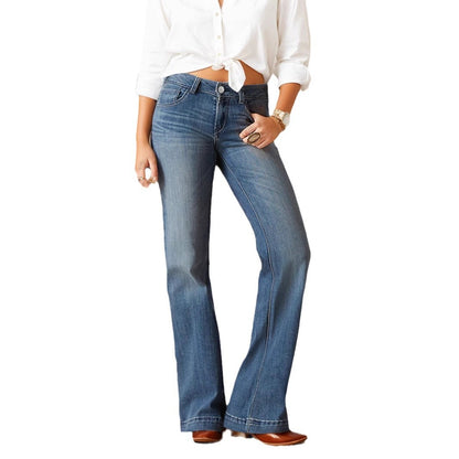 Dame Bootcut Jeans Stilla