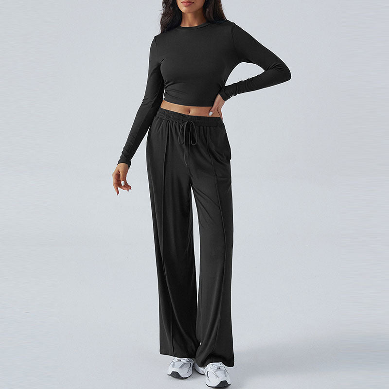 Dame afslappet overdel med lange ærmer og behagelig nederste kant Stilla