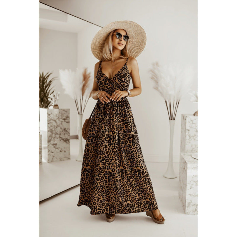 Dame Dyrprint Maxikjole Stilla