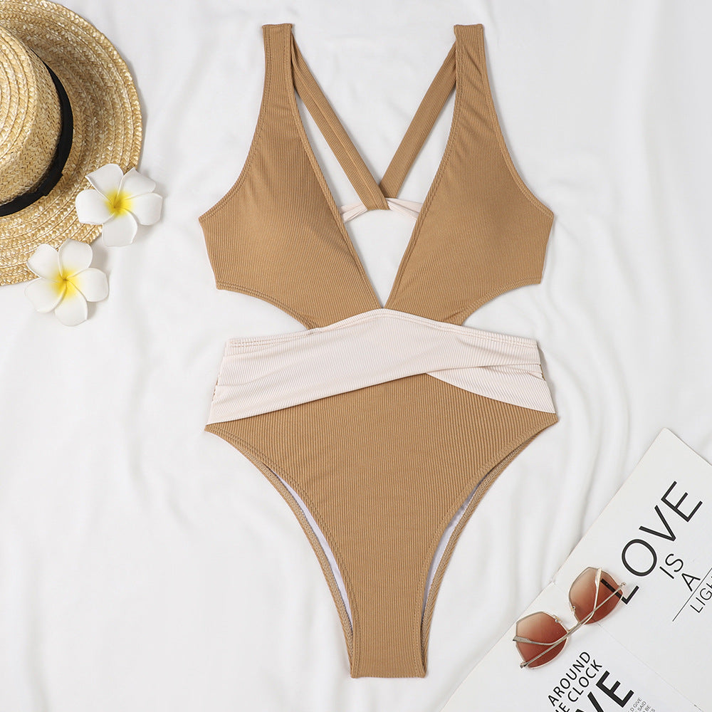 Dame Cut-Out Sporty Én-stykke Badedragt Stilla