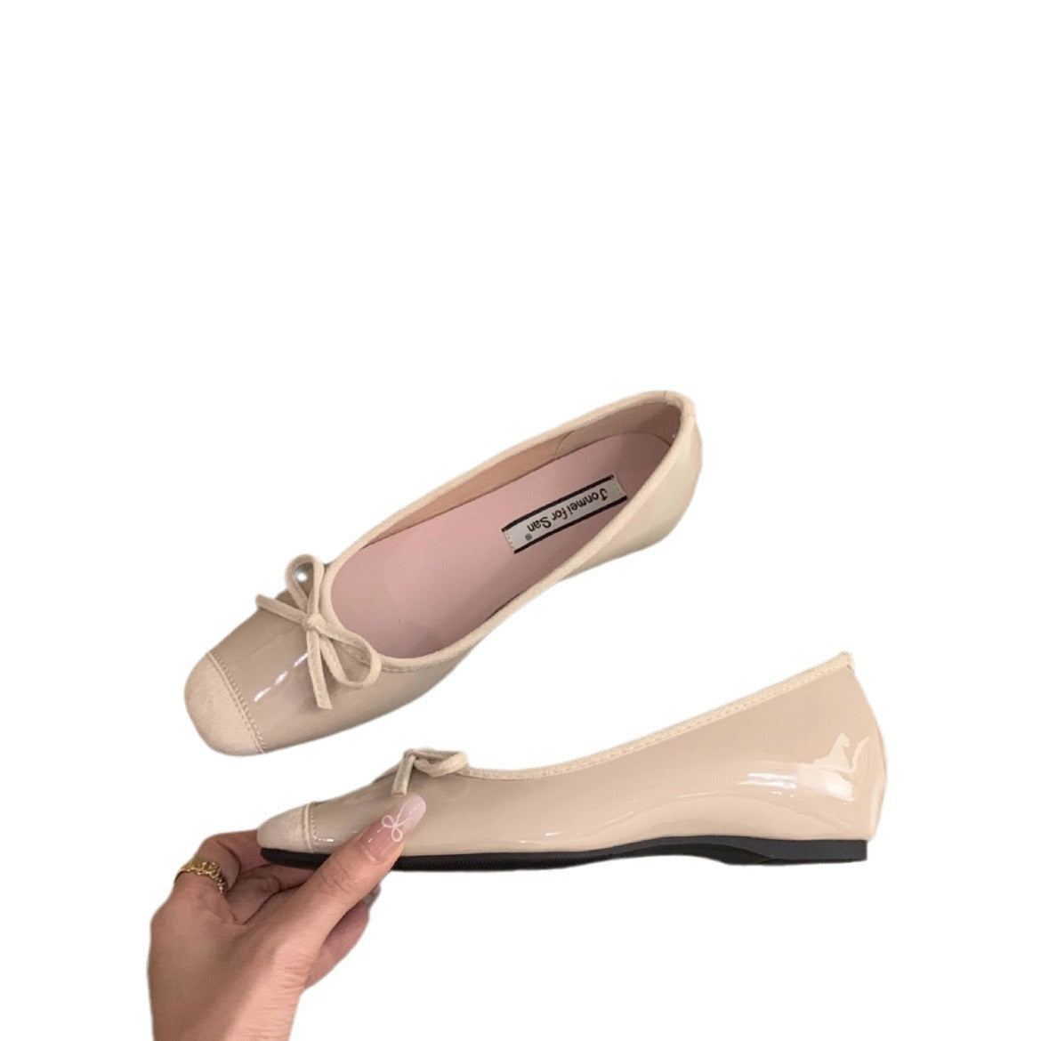 Dame ballerina sko med elegant sløjfedetalje Stilla