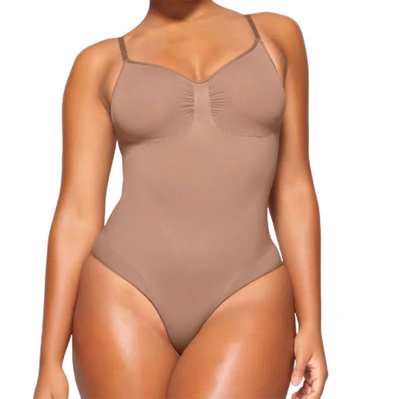 Dame Sømløs Justerbare Stropper Bodysuit Stilla