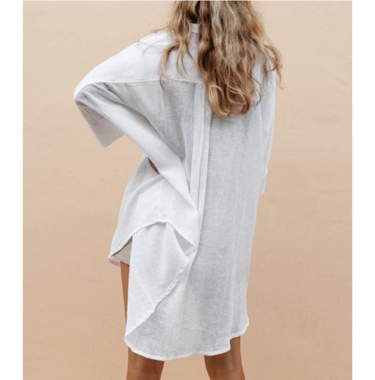 Dame afslappet linned bluse Stilla