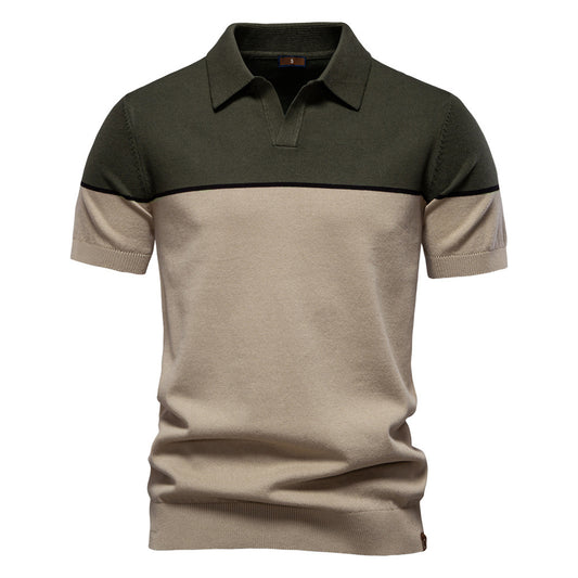 Herrer polo skjorter med moderne farveblok design Stilla