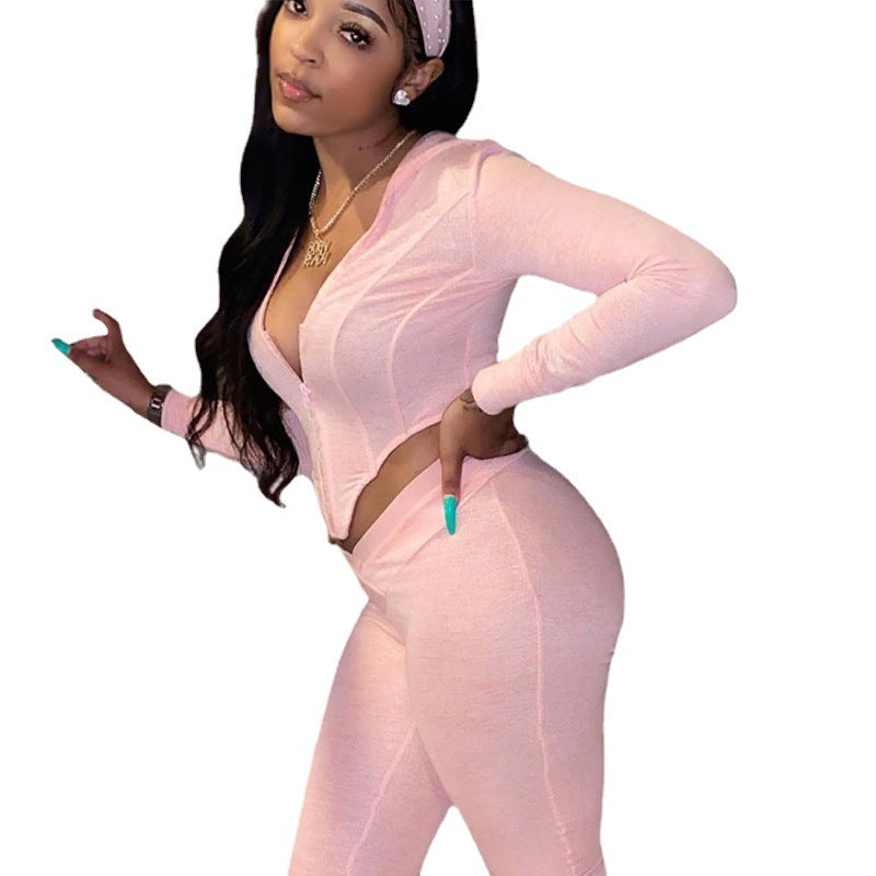 Dame sportlig jumpsuit med innovative cut-out-detaljer Stilla