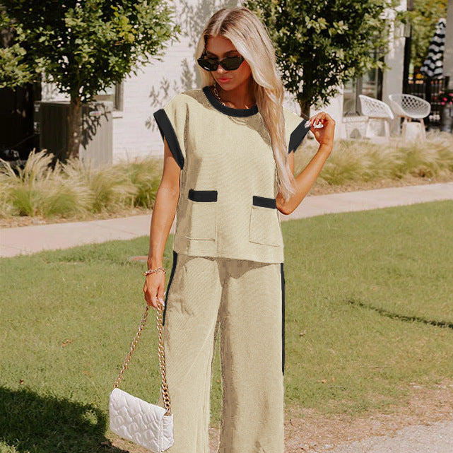 Dame afslappet jakkesæt med blødt materiale og praktiske lommer Stilla